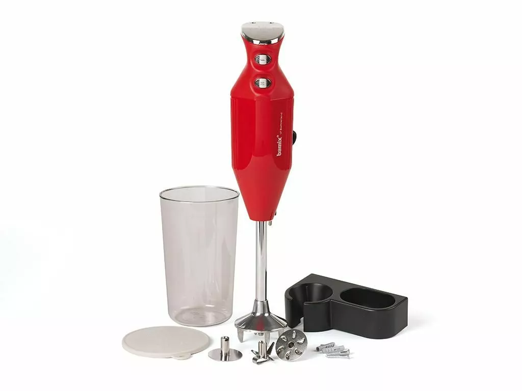 Bamix Of Switzerland Mono Stick Mixer 140 Watt Röd 3 Bamix Of Switzerland Mono Stick Mixer 140 Watt Röd - Bild 3