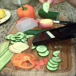 Kyocera Presentuppsättning Svart Handtag / Vitt Blad 7,5 & 14 Cm