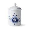 Royal Copenhagen Blå Mega Räfflad Burk Med Lock 16cm