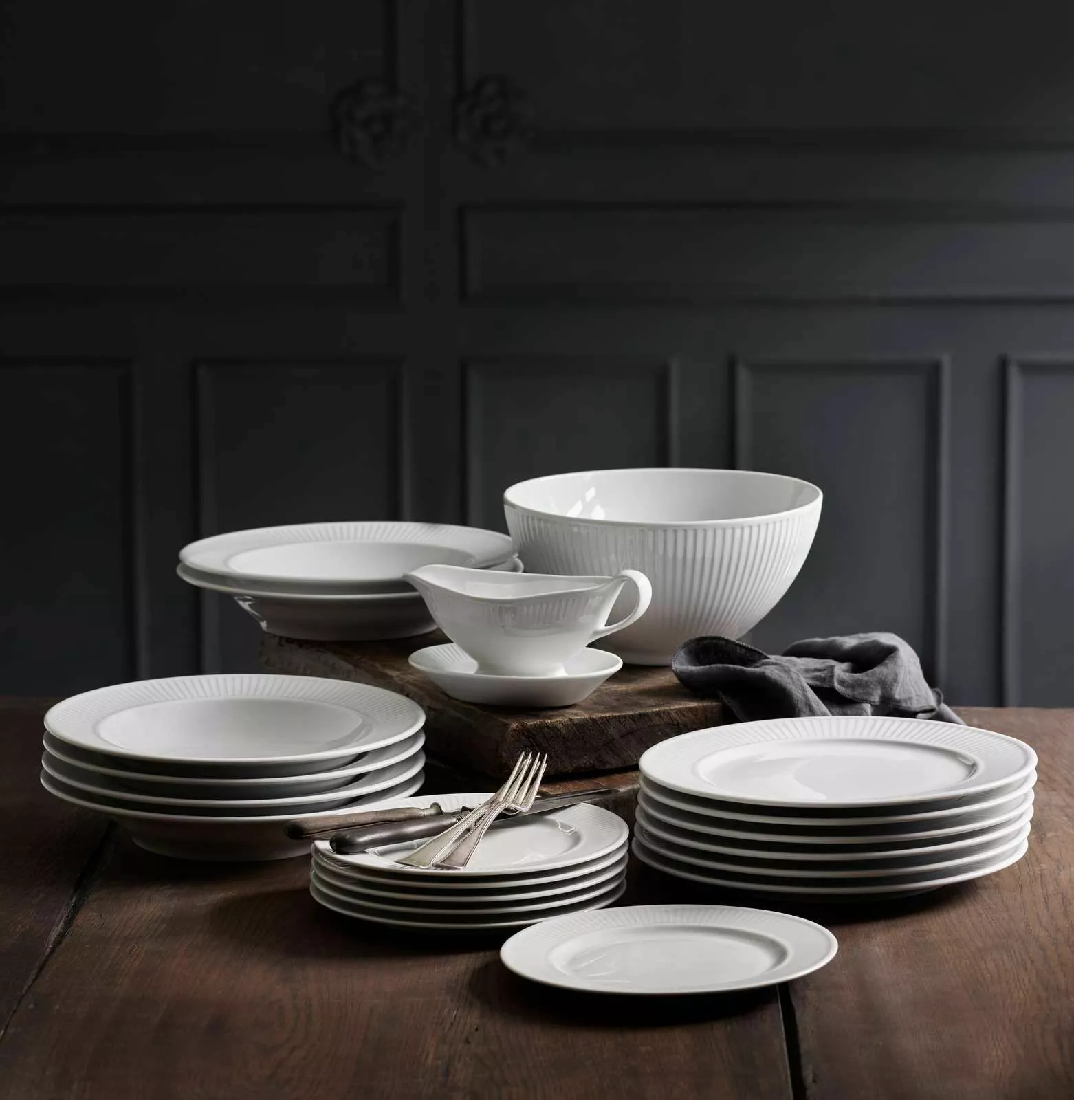 Pillivuyt Plisserad Skål Vit - 14 Cm - Bild 4