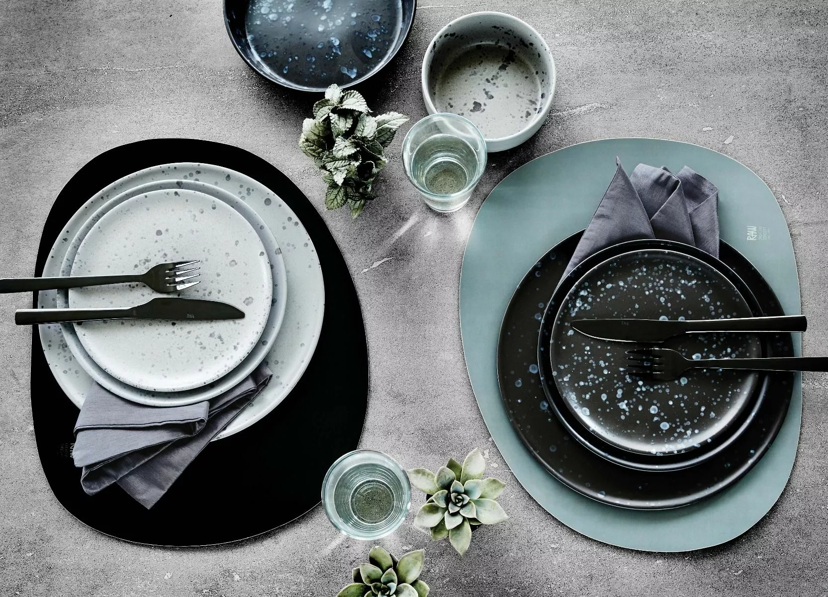 Aida Raw Servis Silikon Svart 2 St - Bild 4