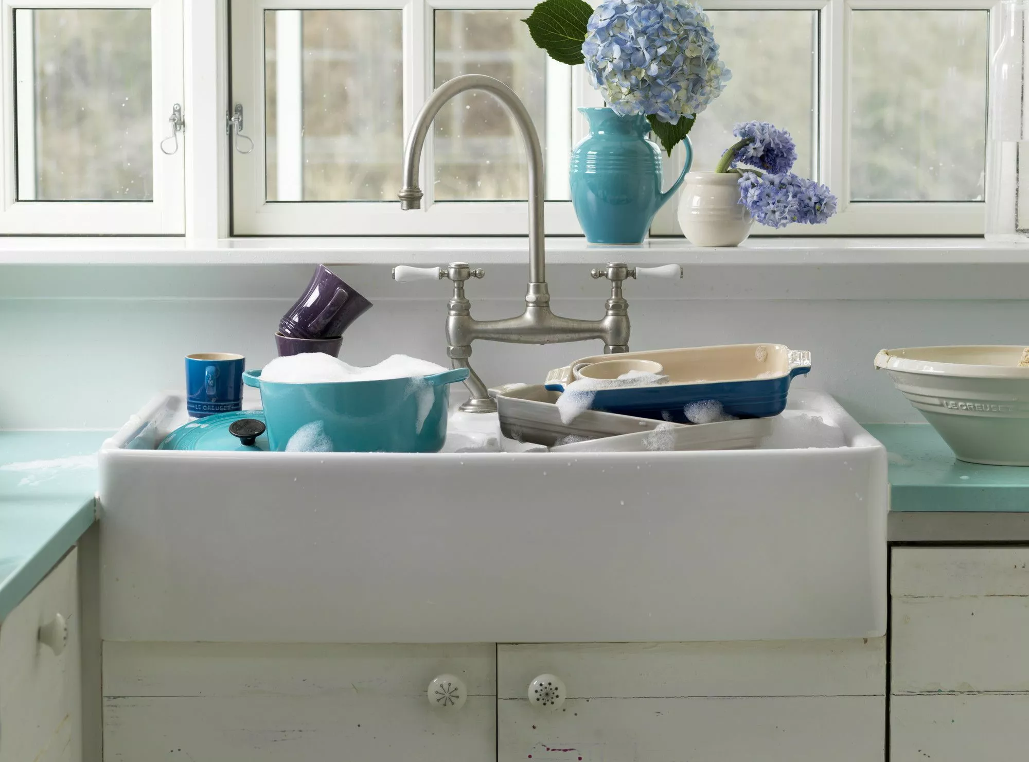 Le Creuset Rund Gryta Karibien 24cm 4,2l 4 Le Creuset Rund Gryta Karibien 24cm 4,2l - Bild 4