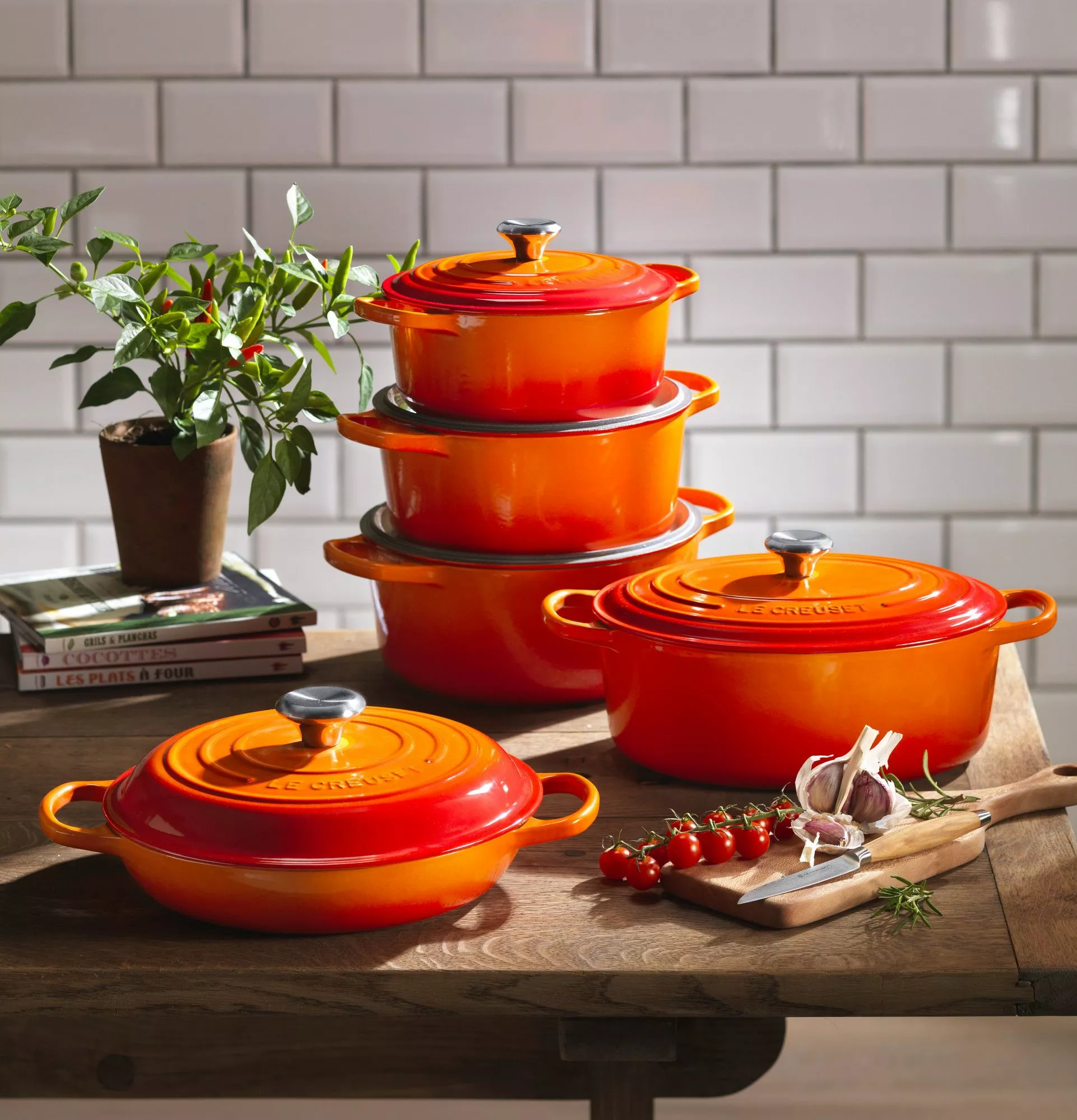 Le Creuset Rund Gryte Volcanic 26cm 5.3l - Bild 3