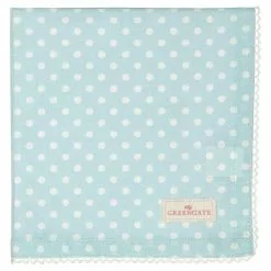 GreenGate Spot Cloth Servett Med Spets Ljusblå - U