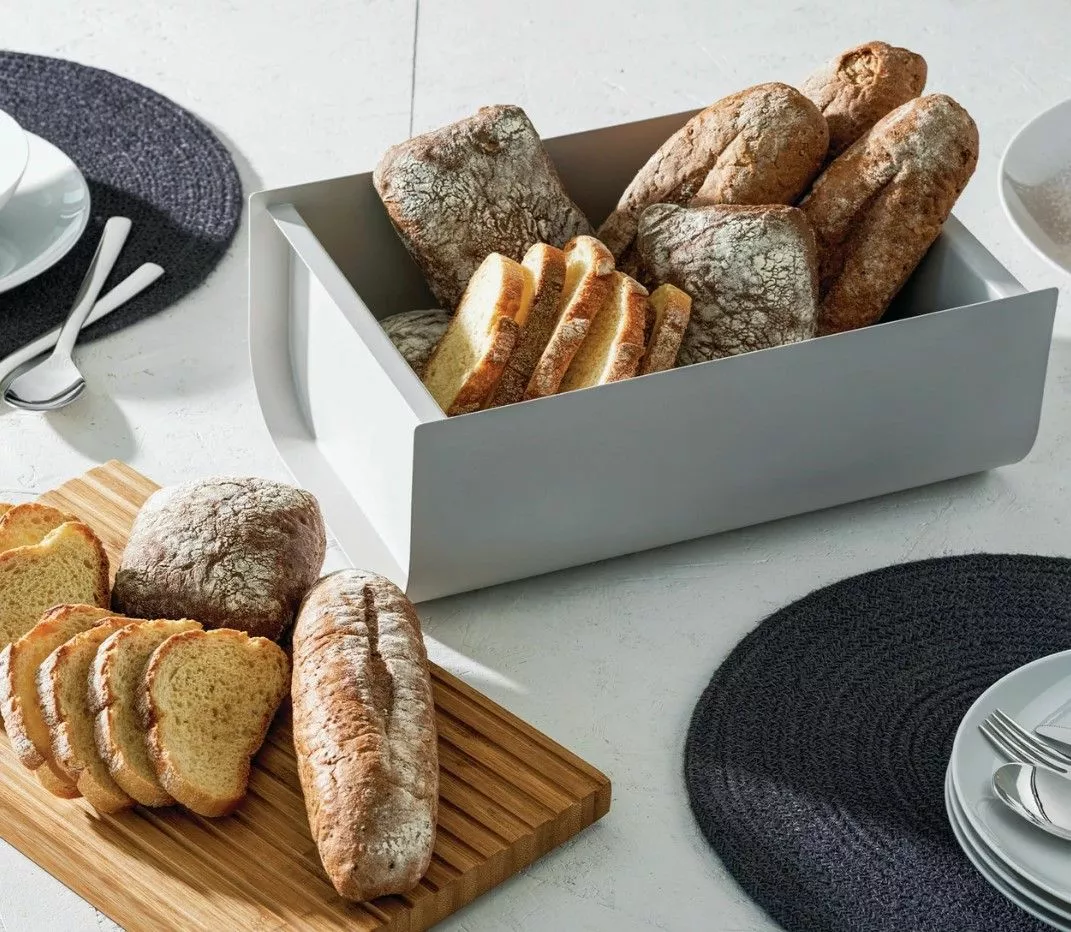 Alessi Mattina Brødboks Varm Grå. 2 Alessi Mattina Brødboks Varm Grå. - Bild 2