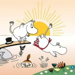 Mumin Servett – Kvällsbad