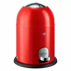 Wesco Single Master Pedal Bucket Red 9l