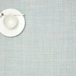 Chilewich Mini Basketweave Spisebrikke Sky 4 Stk