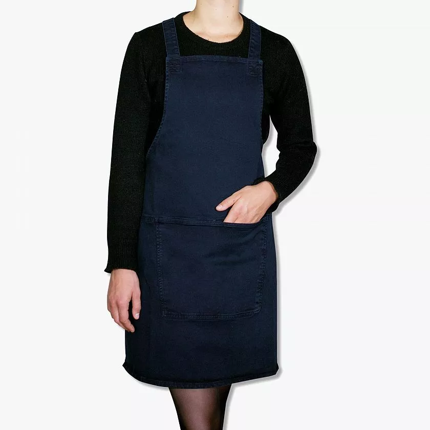 Dutchdeluxes Hängklädförkläde Canvas Mörkblå 1 Dutchdeluxes Hängklädförkläde Canvas Mörkblå