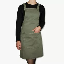 Dutchdeluxes Hängklädförkläde Canvas Grågrön