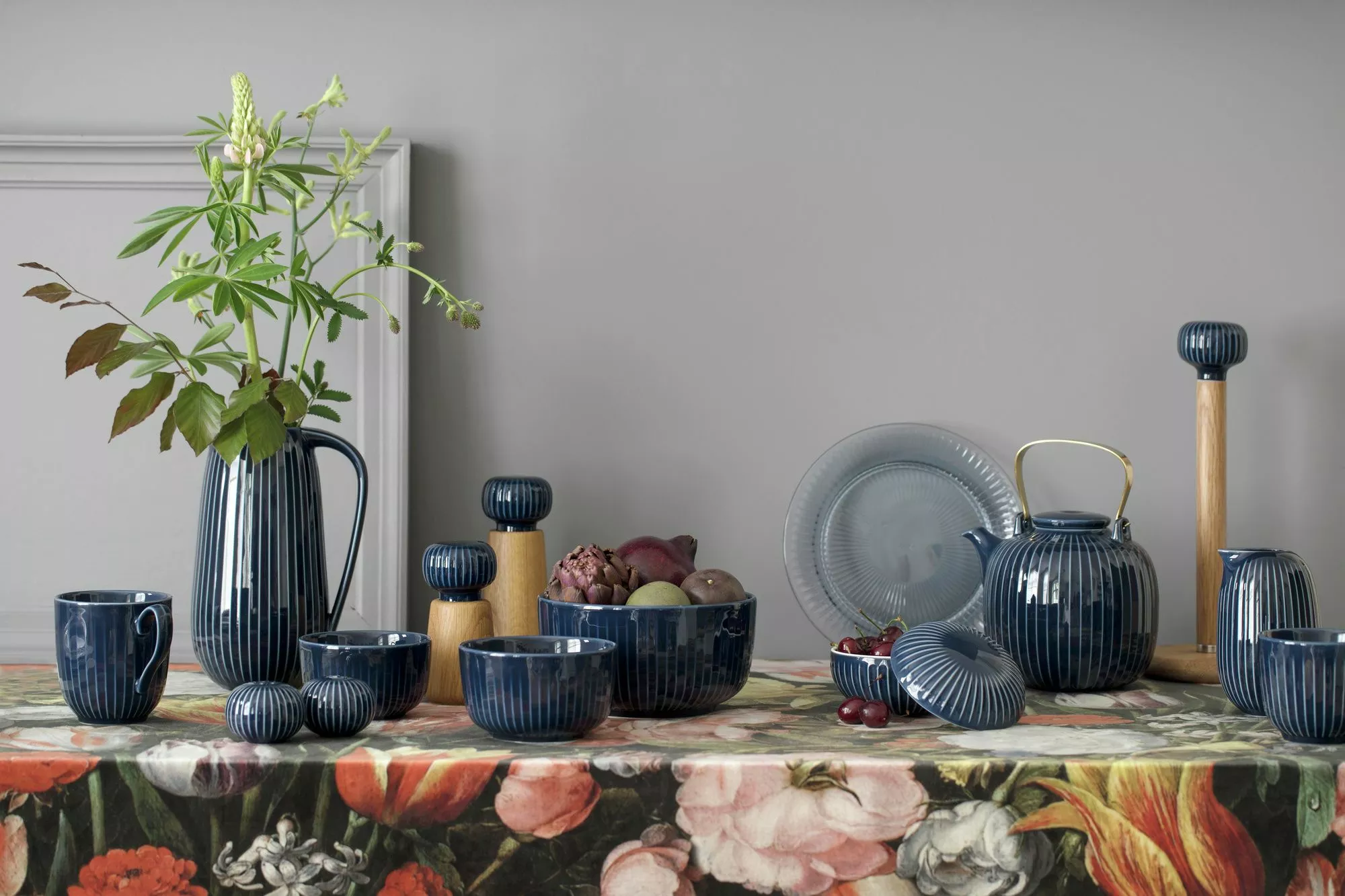 Kähler Hammershøi Stor Kvarn Indigo