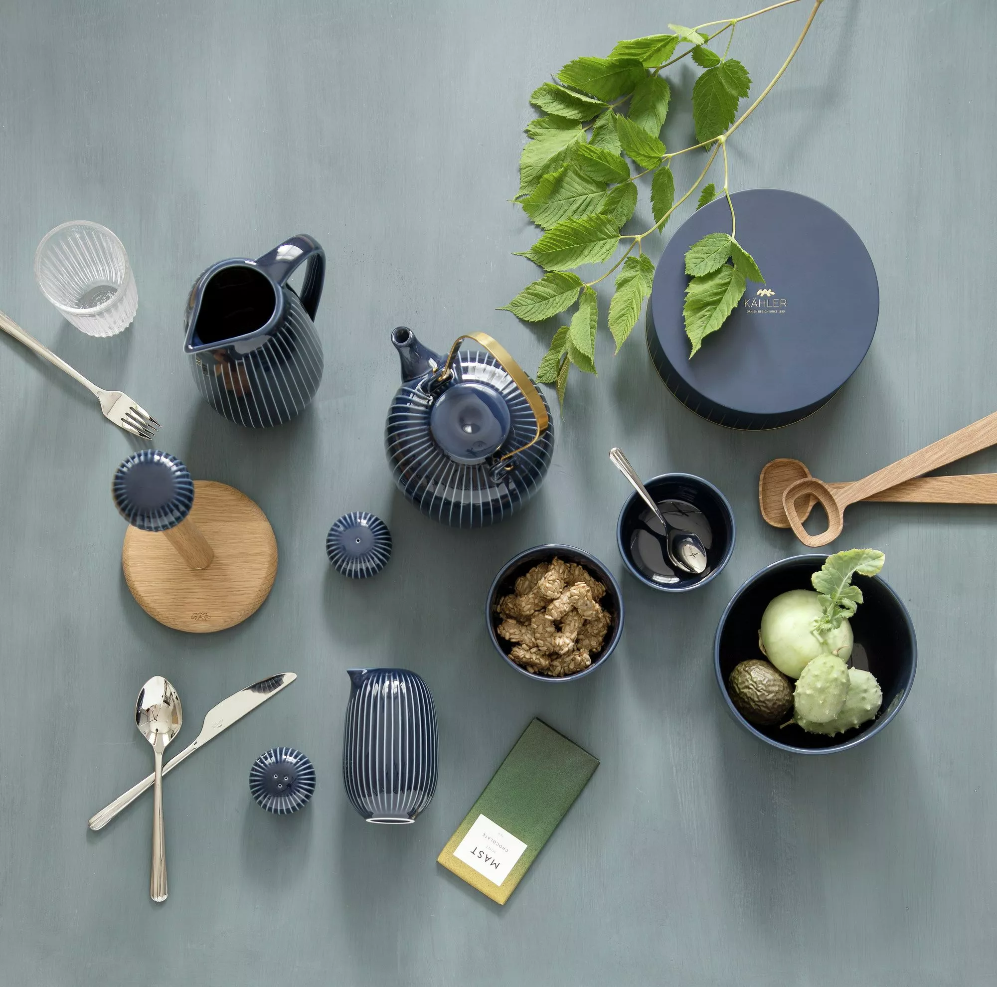 Kähler Hammershøi Köksrullehållare Indigo - Bild 3