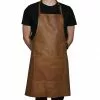 Dutchdeluxes BBQ Style Förkläde Läder Vintage Cognac