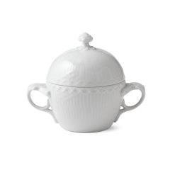 Royal Copenhagen Vit Räfflad Sockerskål Med Halv Spets 20 Cl 6 Royal Copenhagen Vit Räfflad Sockerskål Med Halv Spets 20 Cl -Köksknivar Försäljning wheh