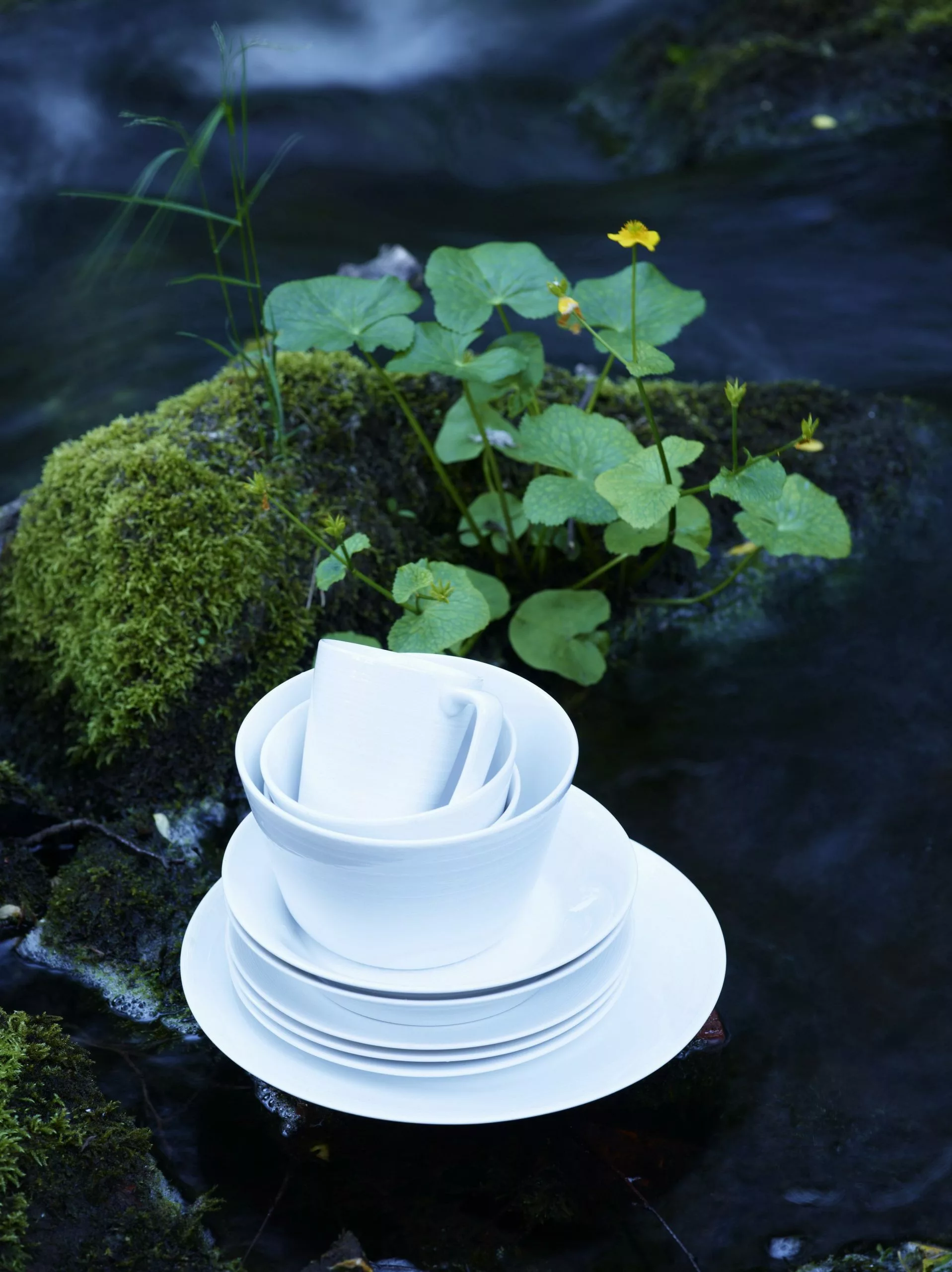 Wik & Walsøe Serveringsskål Whitewood 17cm