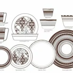 Wik & Walsøe Woodstokk Serveringsskål 27cm -Köksknivar Försäljning woodstock kolleksjonsplan 635x448 1 1 1 1 1 1 1